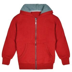 Altatac Kids Soft Warm Sherpa Lined Full Zip Up Fleece Hoodie Sweatshirt Coat